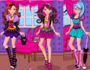 Barbie Monster High Halloween Kostümleri