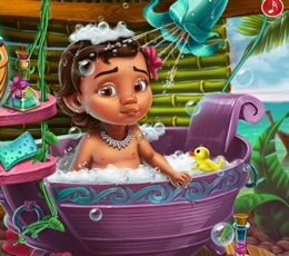Bebek Moana'nın Banyo Günü