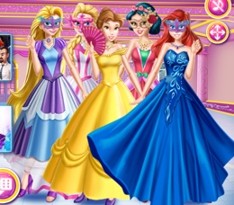 Prensesler Maskeli Balo Alışverişinde