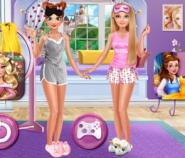 Barbie Ve Anna Pijama Partisinde