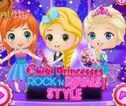 Chibi Prensesler Rock N Royals