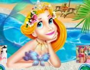 Deniz Kızı Rapunzelin Makyajı