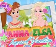 Elsa Ve Anna'nın Tropikal Tatili