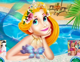 Deniz Kızı Rapunzelin Makyajı