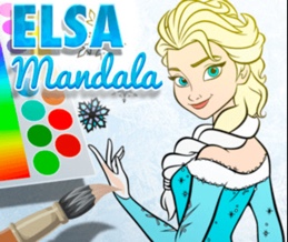 Elsa İle Mandala Yap