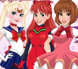 Prensesler İle Anime Cosplay