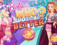 Barbie Ve Elsa'nın Kombin Rekabeti