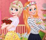 Çiçekçi Anna Ve Elsa