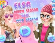 Elsa İle Yaz Ve Kış Modası